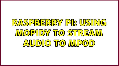 This backend does not provide a library or playlist storage. . Mopidy stream